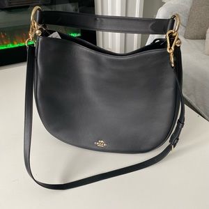 Leather Coach Shoulder Bag